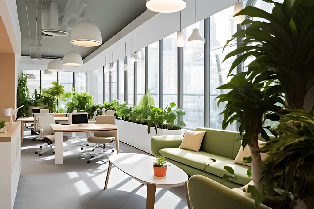 Thiết kế một chỗ nghỉ ngơi lý tưởng cho nhân viên với bàn ghế êm ái tại văn phòng theo lối hiện đại