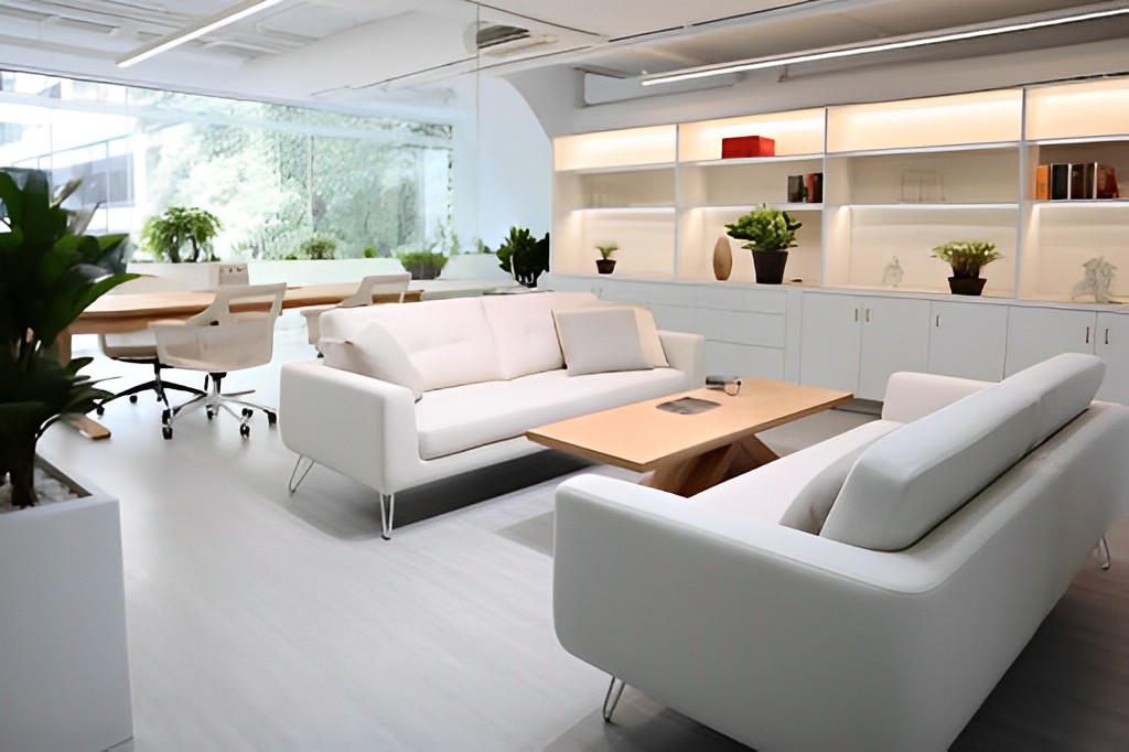 KAIROS thiết kế khu vực làm việc, tương tác giữa các nhân viên ở văn phòng rộng rãi, hiện đại