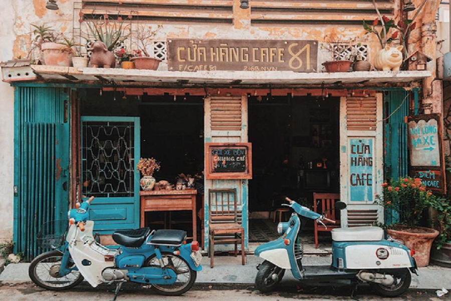 Tên quán cafe cổ điển thể hiện phong cách quán thập niên 80 