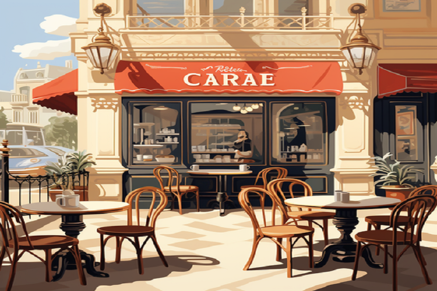 Đặt tên quán cafe tái hiện lại không gian của đế chế “Phục Hưng” 