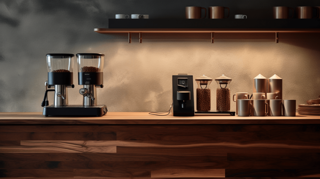 Máy xay cafe giúp không gian mang hương vị đậm đà, thơm ngây ngất mùi cafe