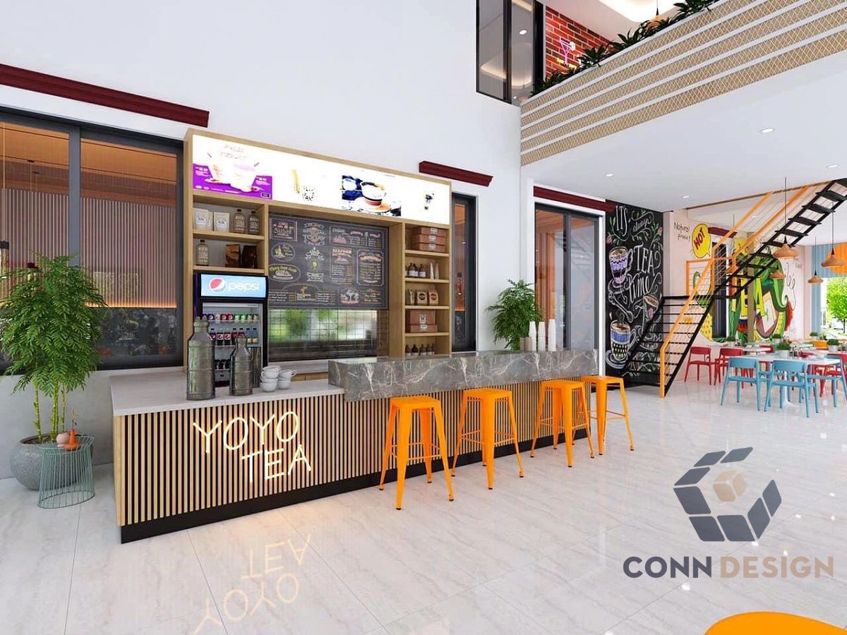 Quán cafe công nghiệp mang lại trải nghiệm tươi mới và năng động cho khách hàng 